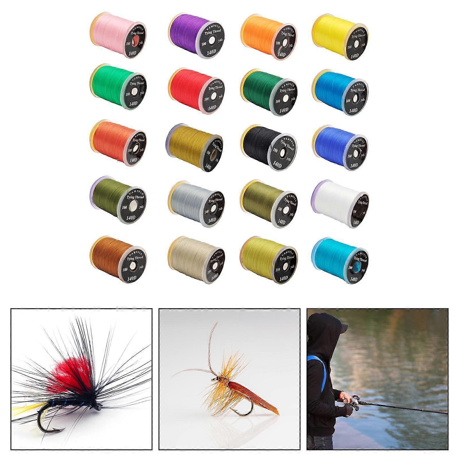 Fly Tying Thread Trout Line Fly Tying Wire High Strength 140 Denier Thread