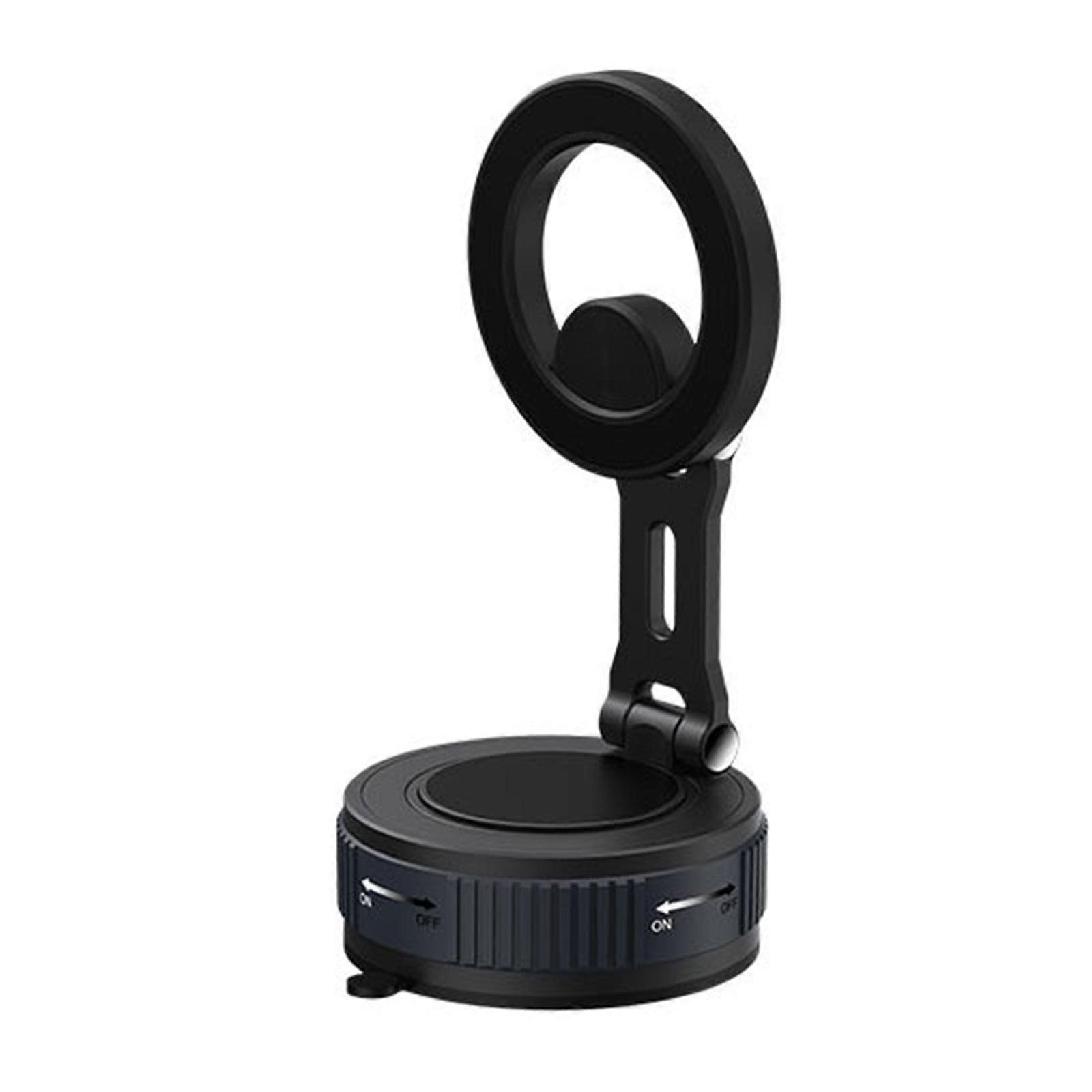 Foldable Phone Stand Vacuum Suctions Base Magnetic 360 Rotating Adjustable For Precise Viewing Angles Multicolor