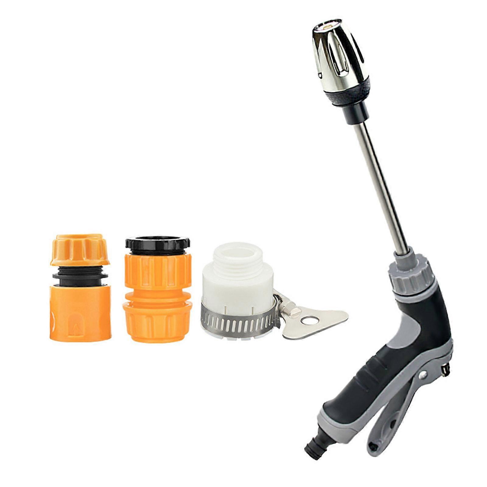 Cleaning Washer, High Pressure Hose Nozzle with Expandable Rod Telescopic Handle for Window Vehicles Hard to Reach Areas Multicolor