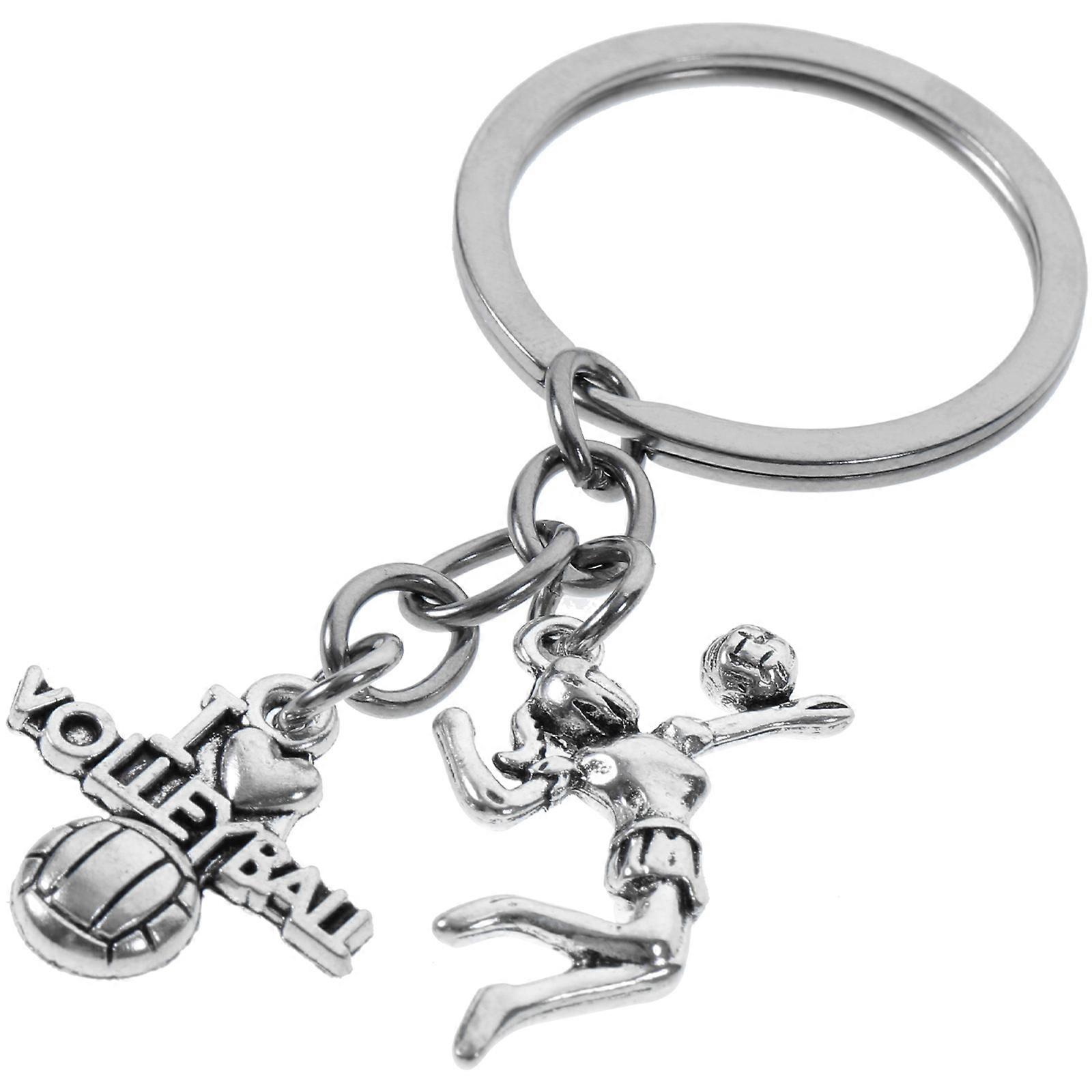 Multi-function Key Chain Decorative Volleyball Keychain Portable Keychain