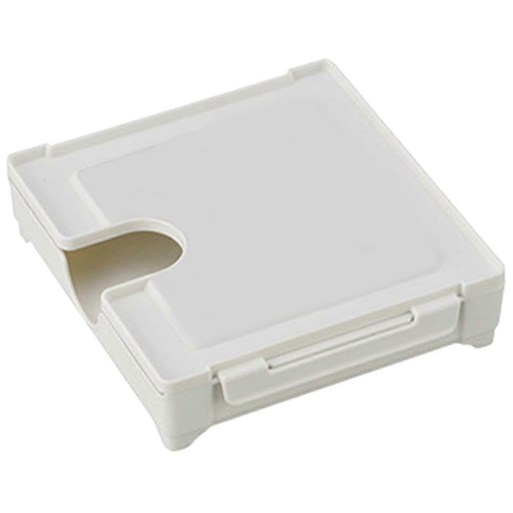 Coffee Filter Holder Storage Dispenser Rack Plastic Holders Bar Accessory Box White