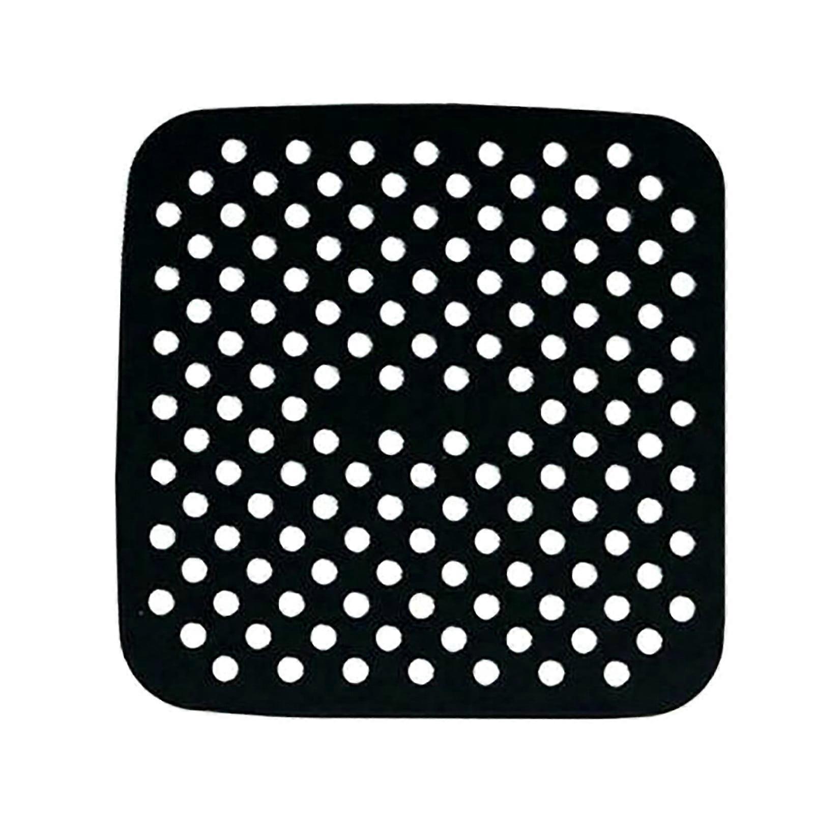 Kiplyki 1PC Reusable Air Fryer Lining Square Non-stick Pan Silicone Mat Air Fryer Mat