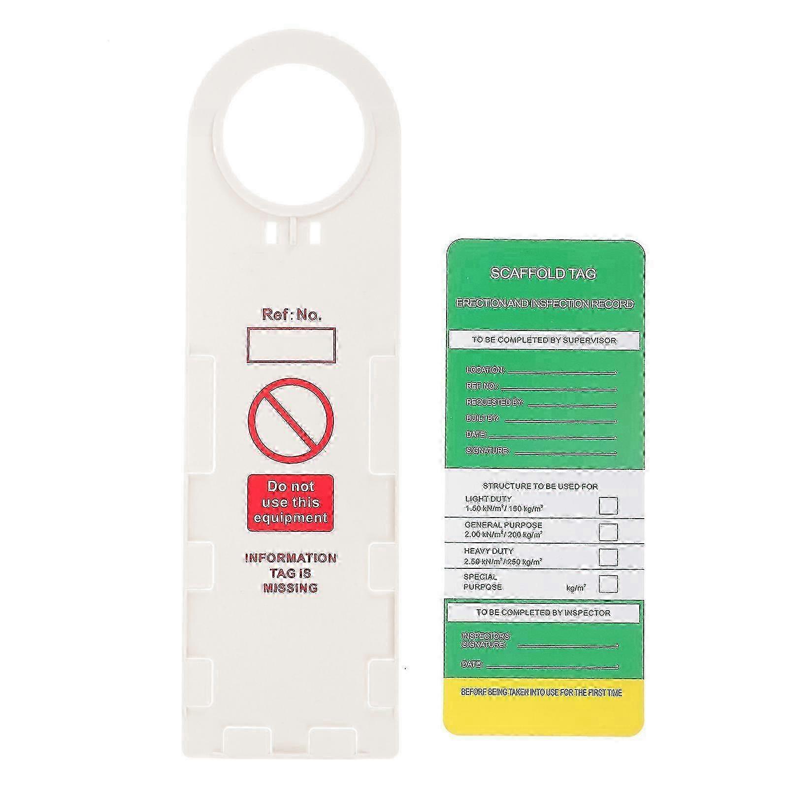 2025 1 Set Scaffold Status Holder And Tag Kit Scaffolding Safety Inspection Tag Scaffold Tag