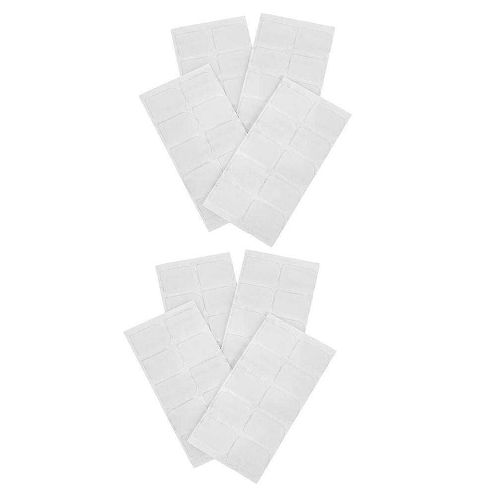 Silicone Mouthpiece Cushion for Saxophone and Clarinet 80Pcs Oval Patches