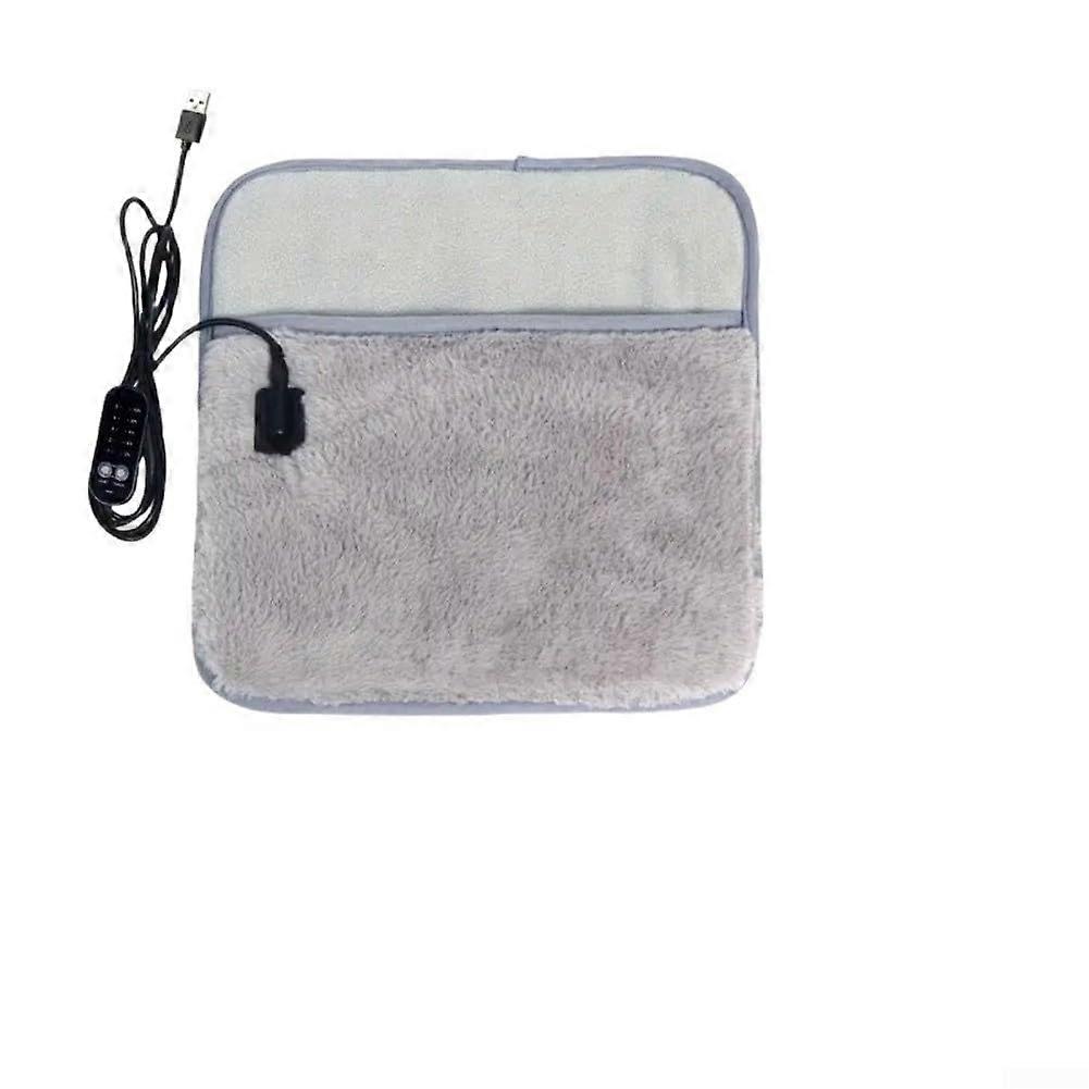 USB Heating Pad with 5 Heat Settings and Timer for Foot, Abdomen and Lower Back Pain Relief