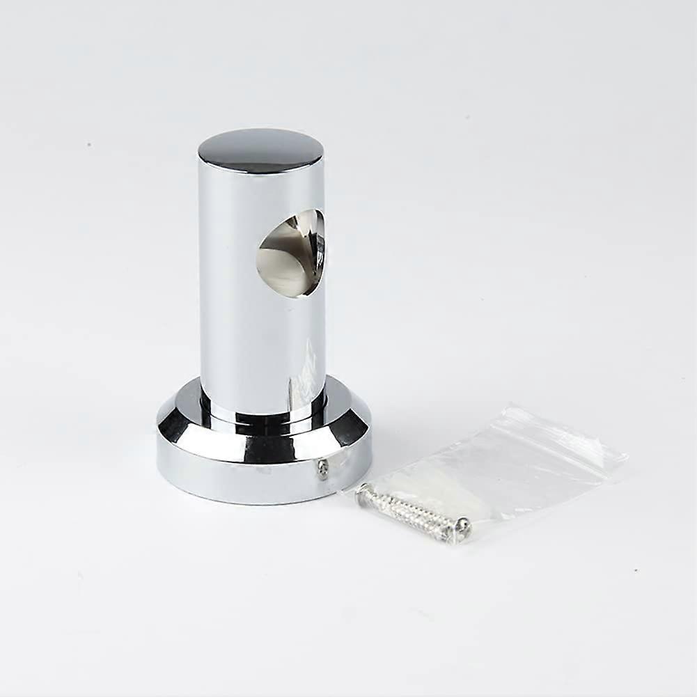 Adjustable Hand Shower Holder with Silver Finish, Wall Mounted Shower Head Bracket for Bathroom