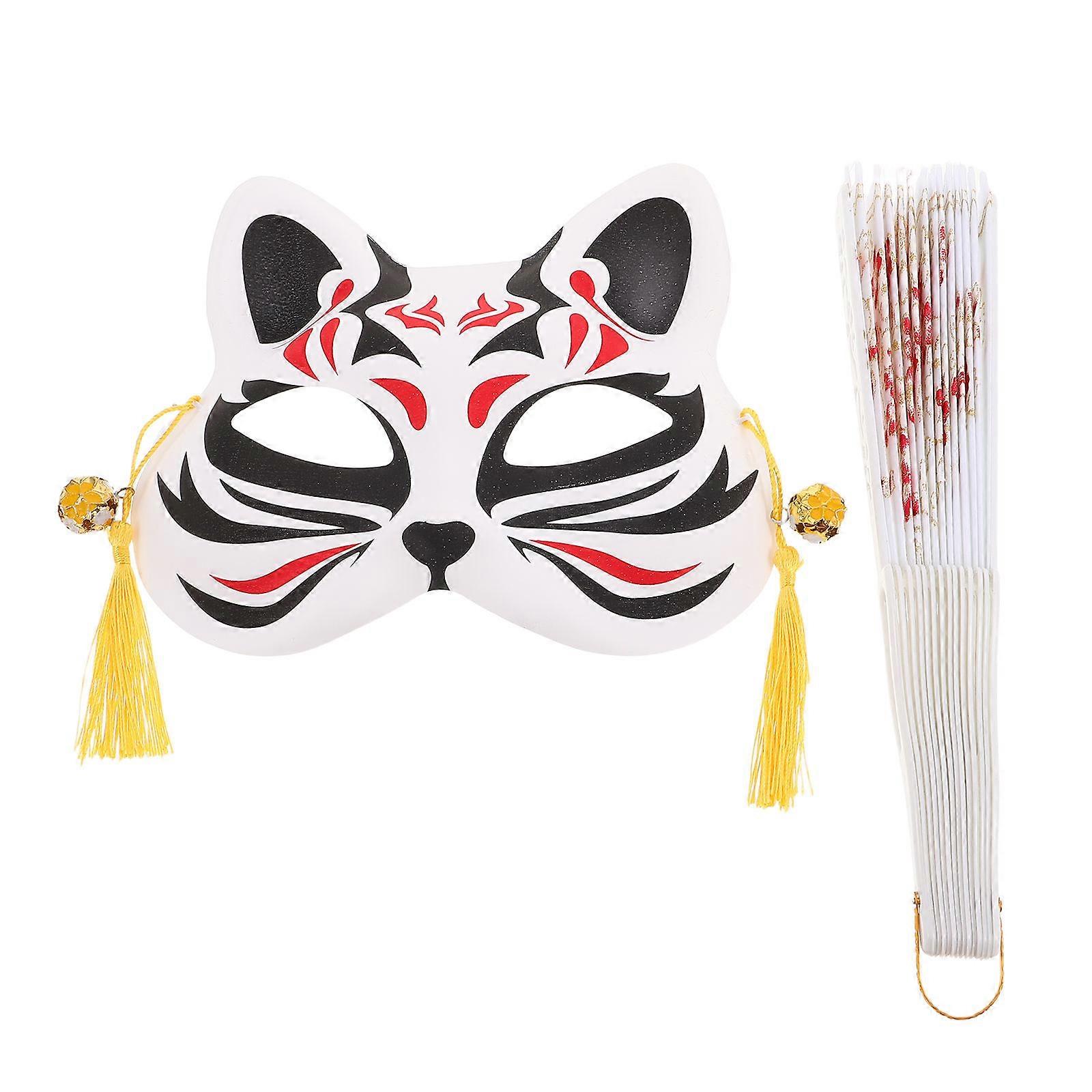 Fox Mask Japanese Style for Masquerade Party 1Set