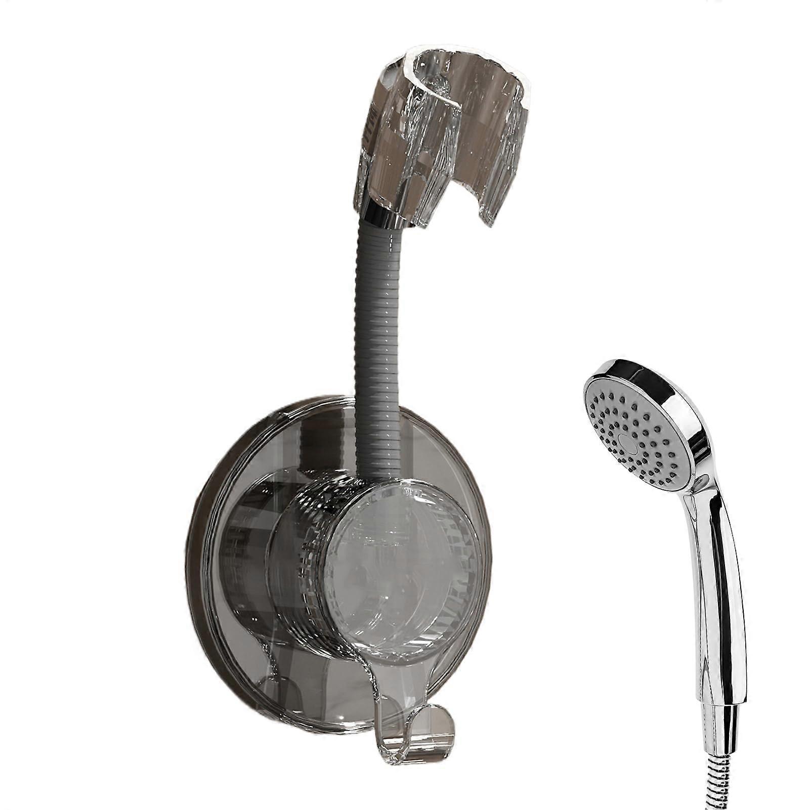 Handheld Shower Head Holder with Strong Adhesive, 360° Adjustable No Drill Bracket for Bathroom