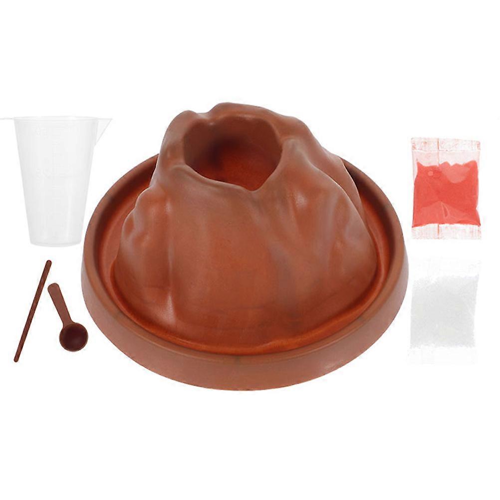 1 Set Volcanic Eruption Model Toy Faux Volcano Toy Science Project Diy Toy Set