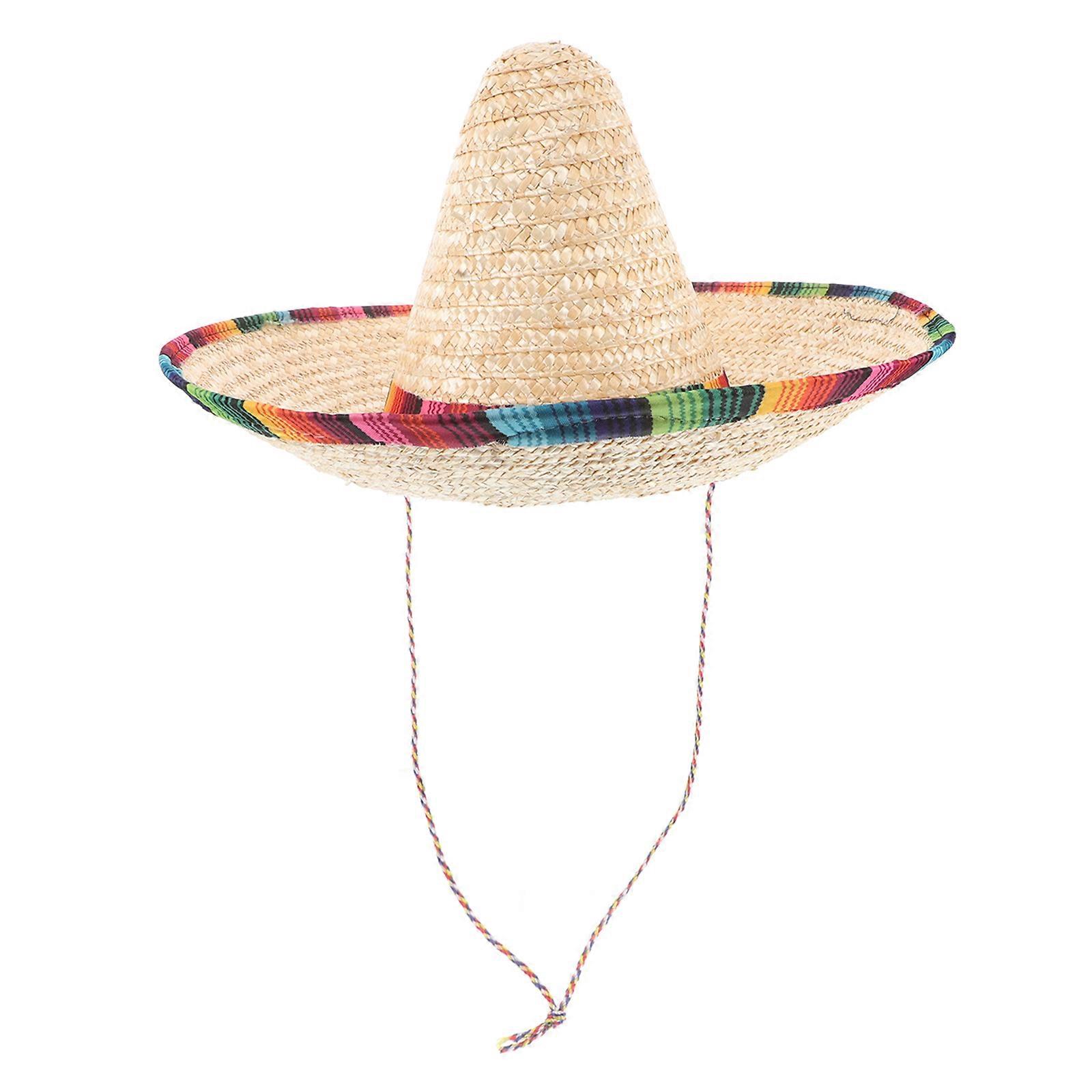 Mexican Hats Straw Hat for Performance 1piece Party Essential Accessory