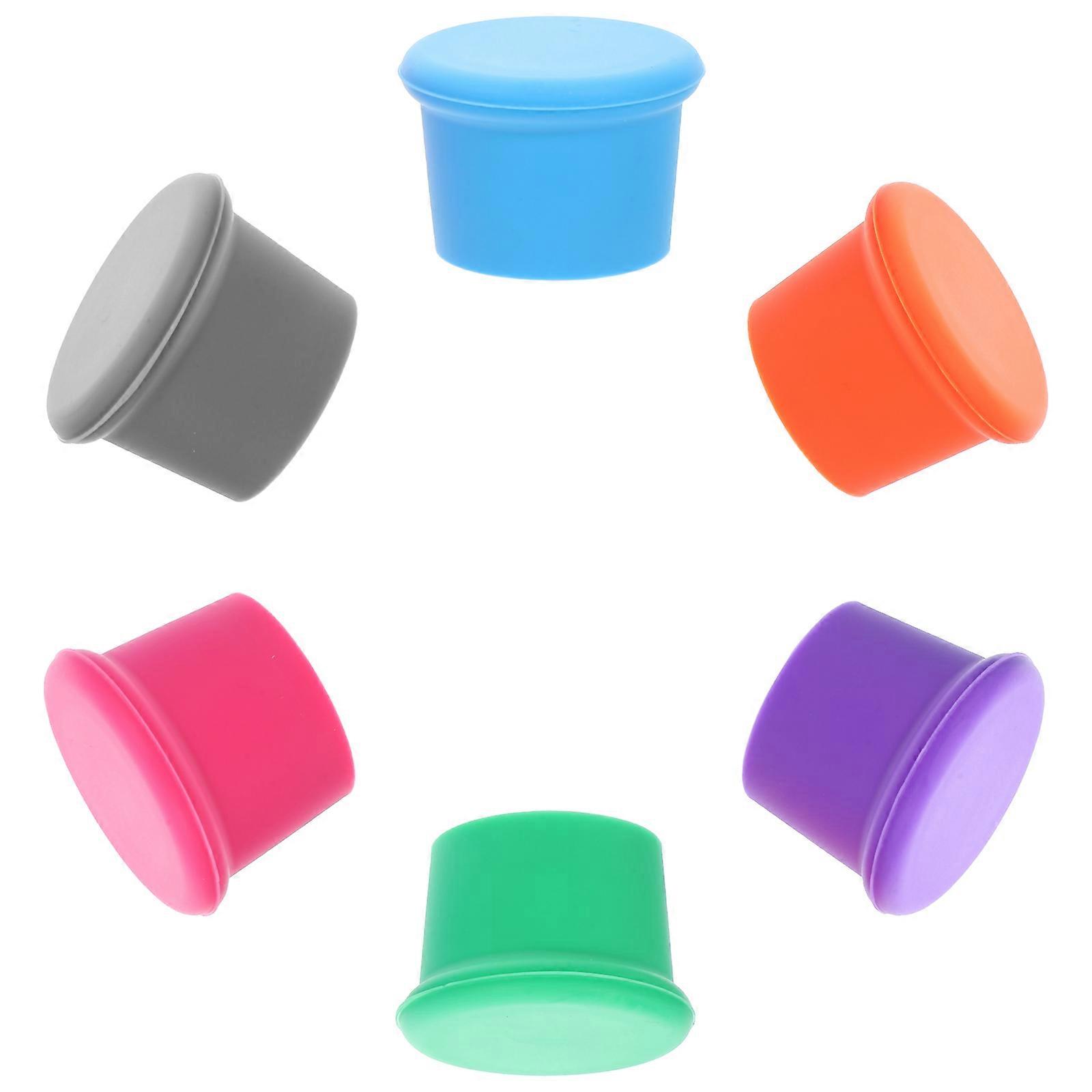 Silicone for Fresh Keeping 6Pcs Reusable Caps