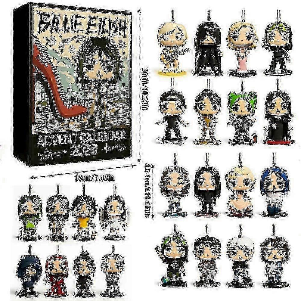 Billie Eilish Collectible Advent Calendar With 24 Mystery Minifigures