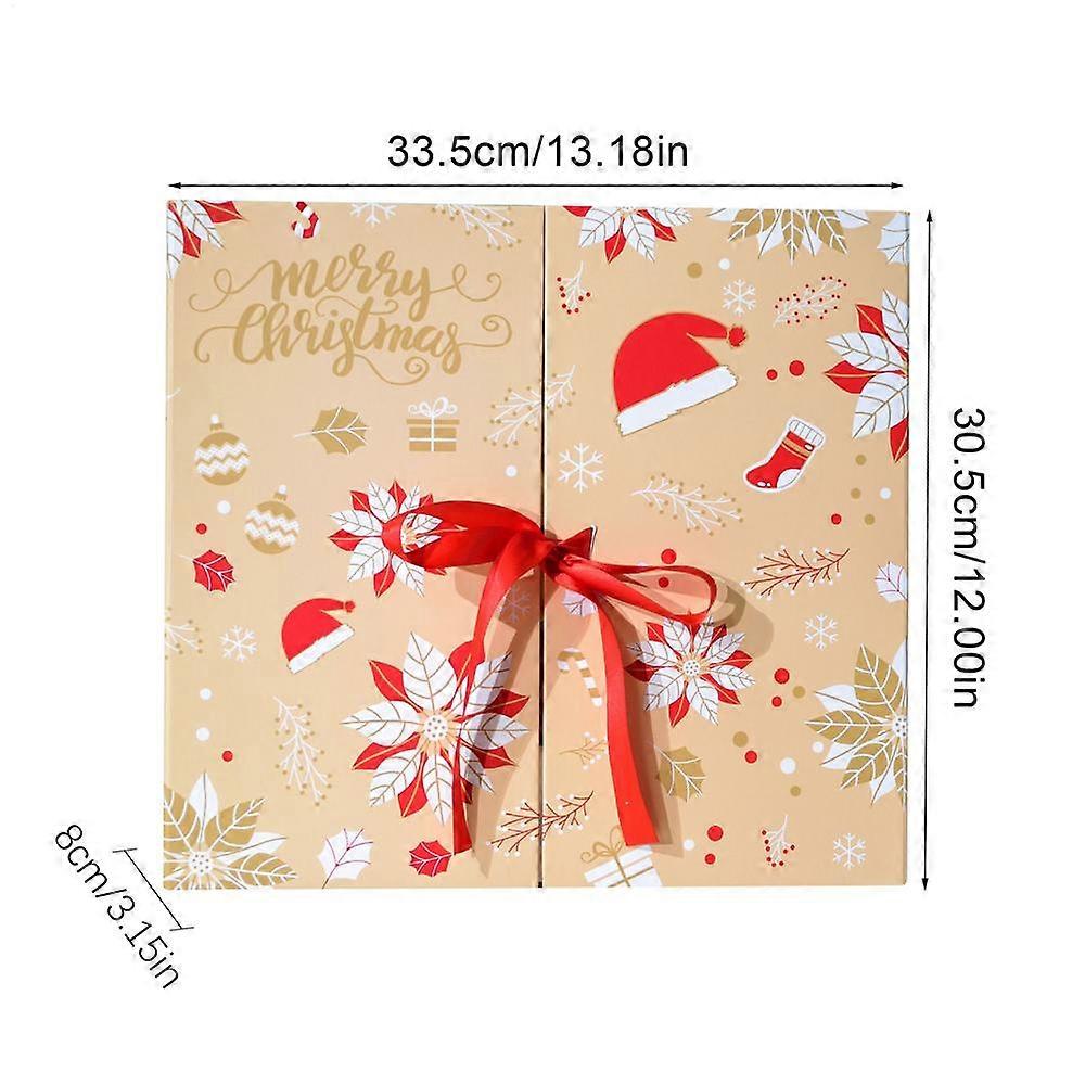 24-Day Christmas Calendar Advent Boxes 2025 Empty Calendars Advent Box to Fill Holiday Case Christmas Advent Calendar Decoration
