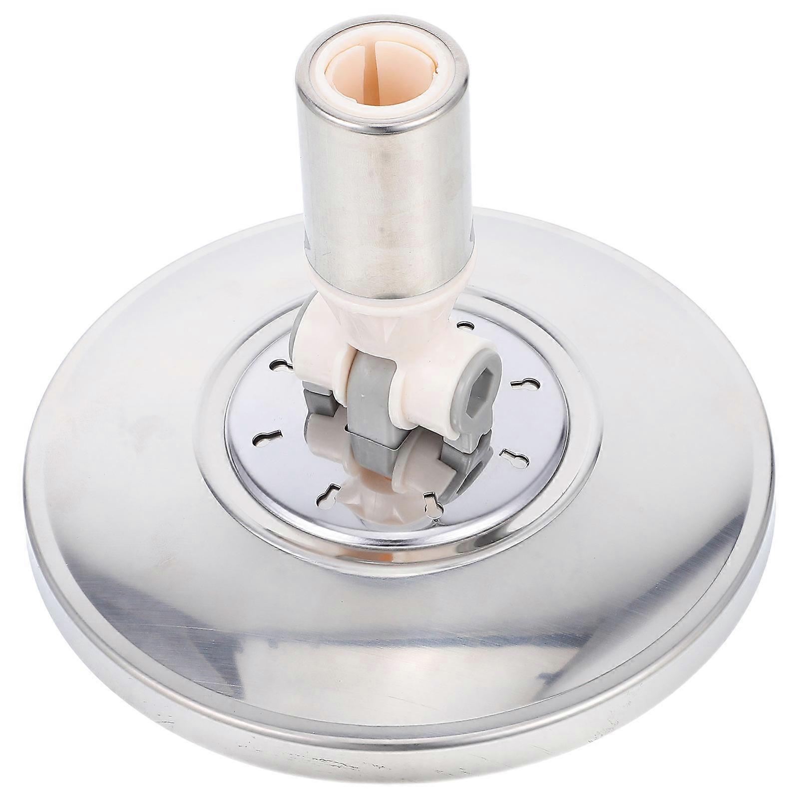 Rotating Mop Replacement Attachment Mop Head Adapter Use Silver 16.50X16.50X12.50CM 1Set