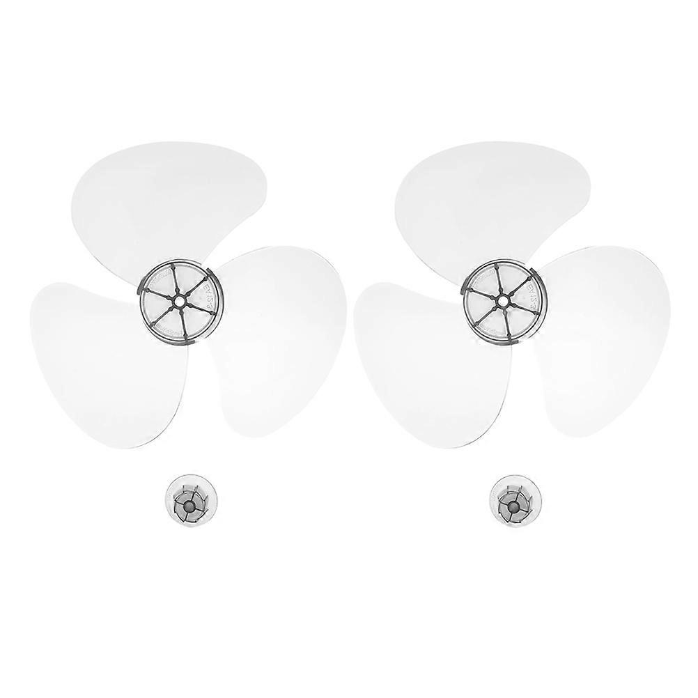 Fan Replacement 3 Leaves for Standing Fan 2Pcs Plastic
