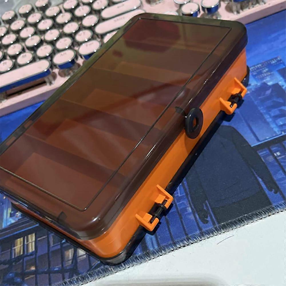 Bo?te de mat��riel de p��che Double face, multi-compartiments, Identification rapide, bo?tes de rangement de p��che, tri ABS