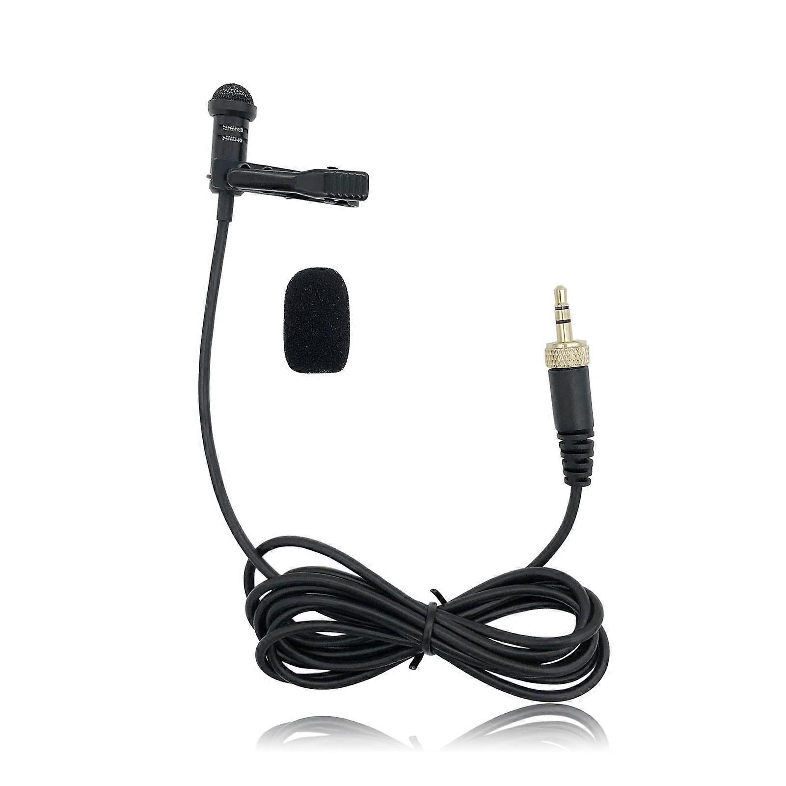 Lavalier Microphone for Sennheiser Wireless, Omnidirectional Lapel Mic with Noise Reduction 3.5mm TRS