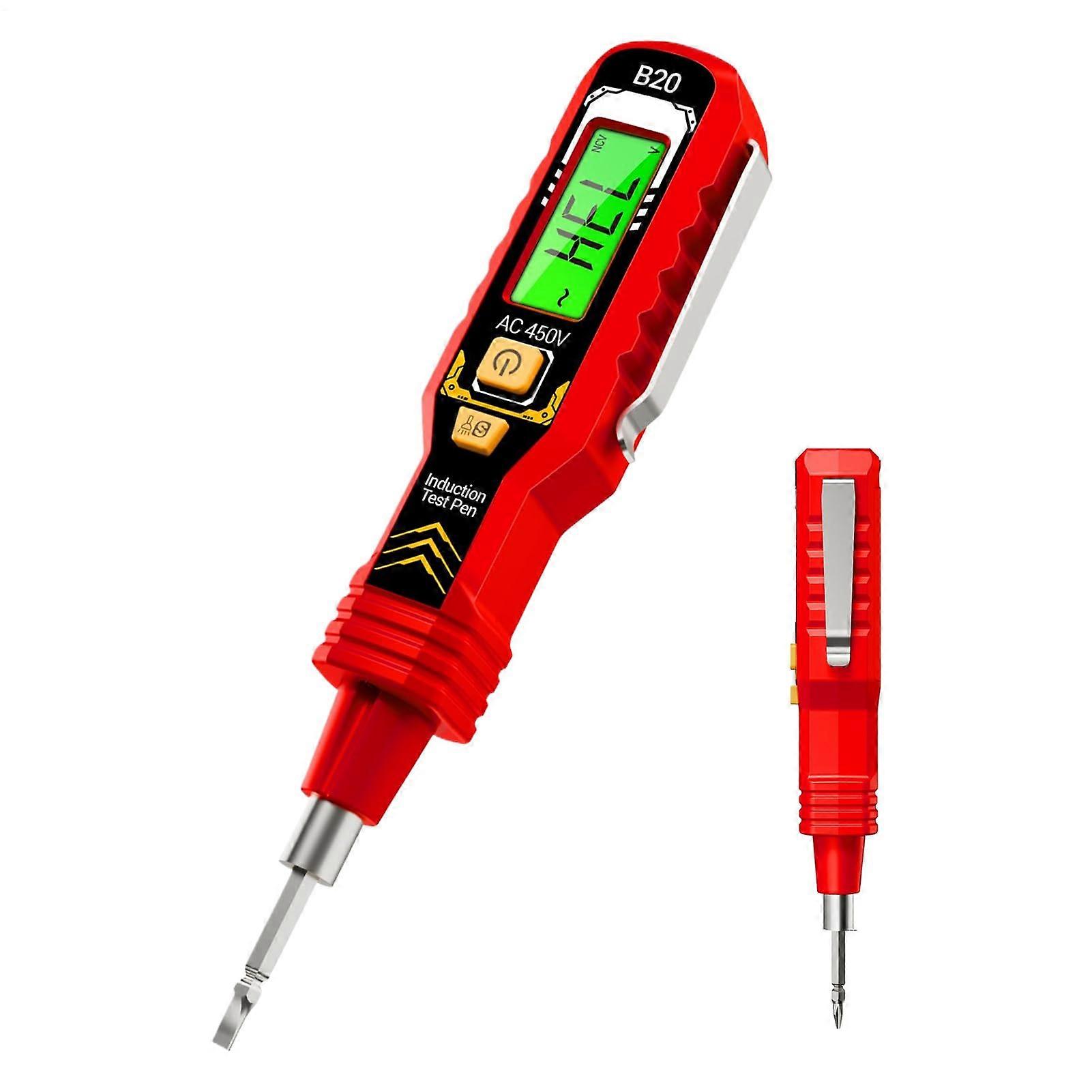 Voltage Tester Pen with LED Light, NonContact AC Voltage Detector, Accuracy Electrical Tool