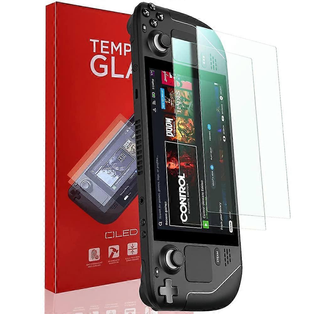 2 Pack Tempered Glass Screen Protector for Steam Deck 9H Hardness Scratch Proof Bubble  2022