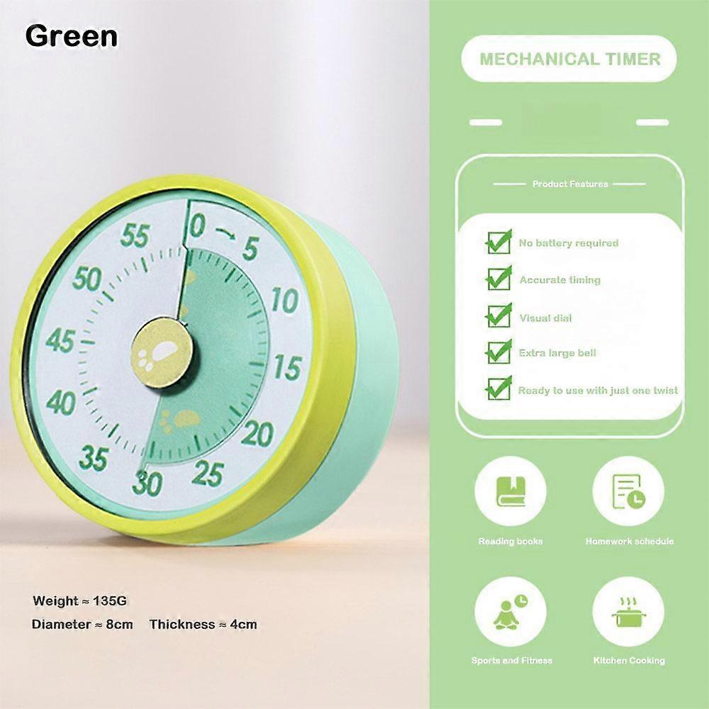 Kids Time Management Tools 60 Minute Countdown Timer Silent Desk Timer New Visual Timer  Kitchen