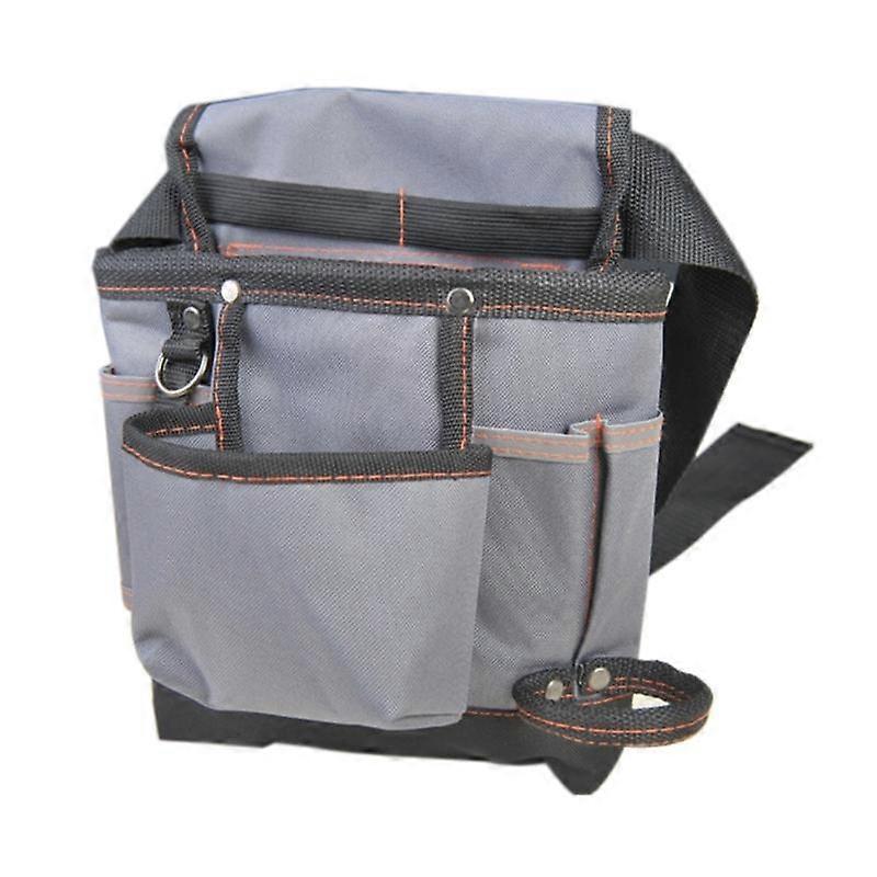 Double Layer Tool Bag Multifunctional Pockets Tools Storage Pouch Durable for Electricians and Technicians Easy to Carry