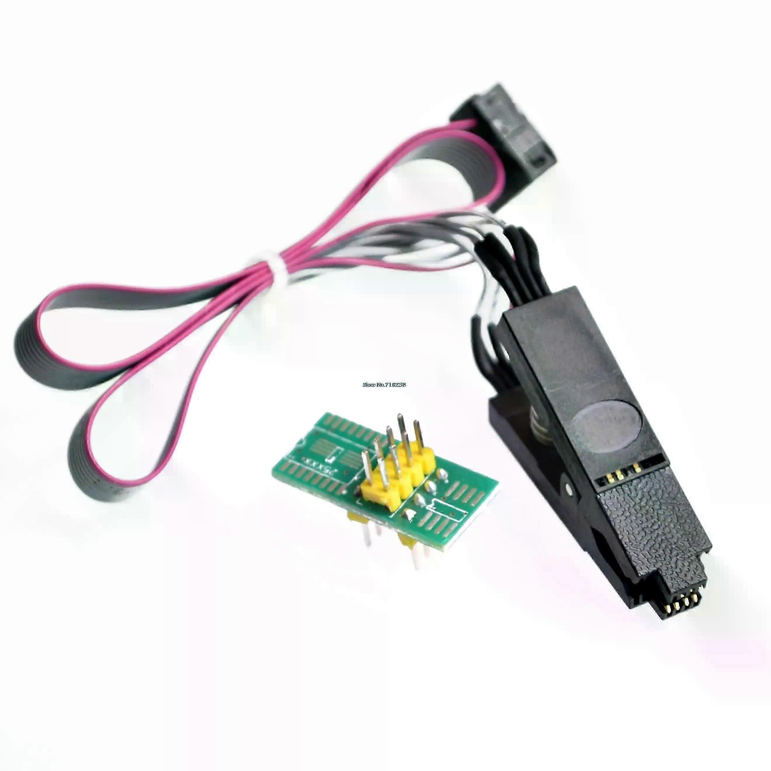 High quality SOIC8 SOP8 Test Clip For EEPROM 93CXX/25CXX/24CXX in-circuit programming on USB Programmer TL866CS TL866A EZP2010