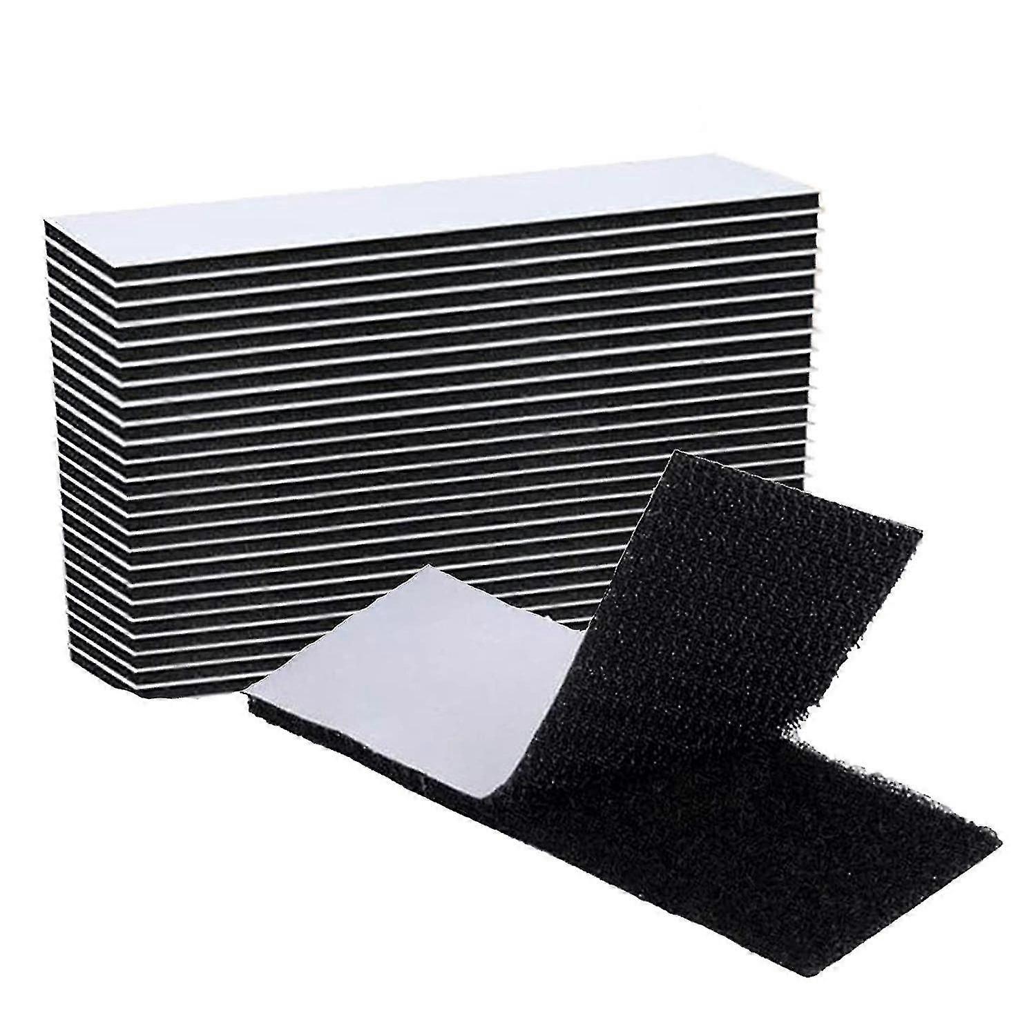 18 Pcs 3x10cm Double-side Hook And Loop Tapes For Holds Picture Frame