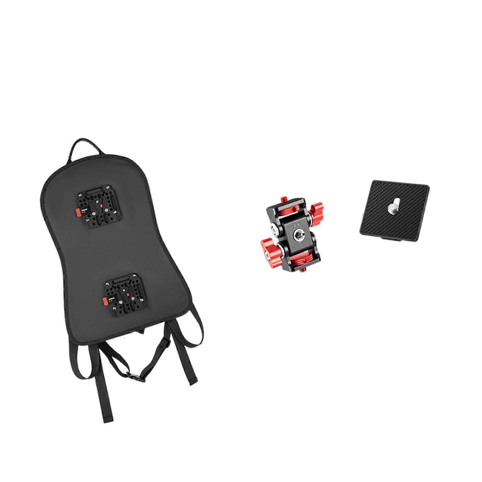 Easy Installation Plastic Camera Back Bracket for Quick Setups in Photography and Broadcasting V Mount Compatibility Multicolor