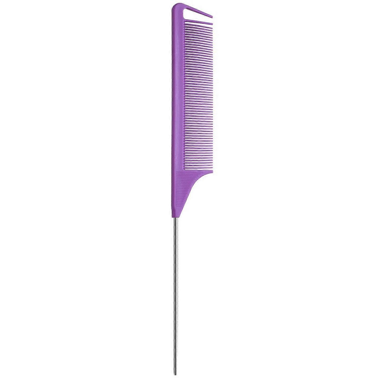 Professional Rat Tail Comb with Precision Parting Tail and AntiSlip Handle for Salon Styling