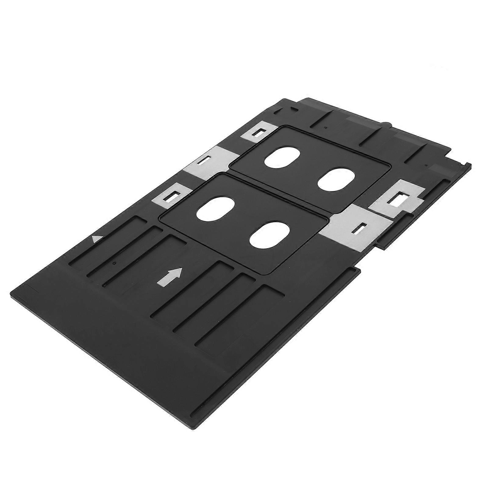 Id Card Printer Practical Card Tray for Storage 3Pcs Black PVC Trays