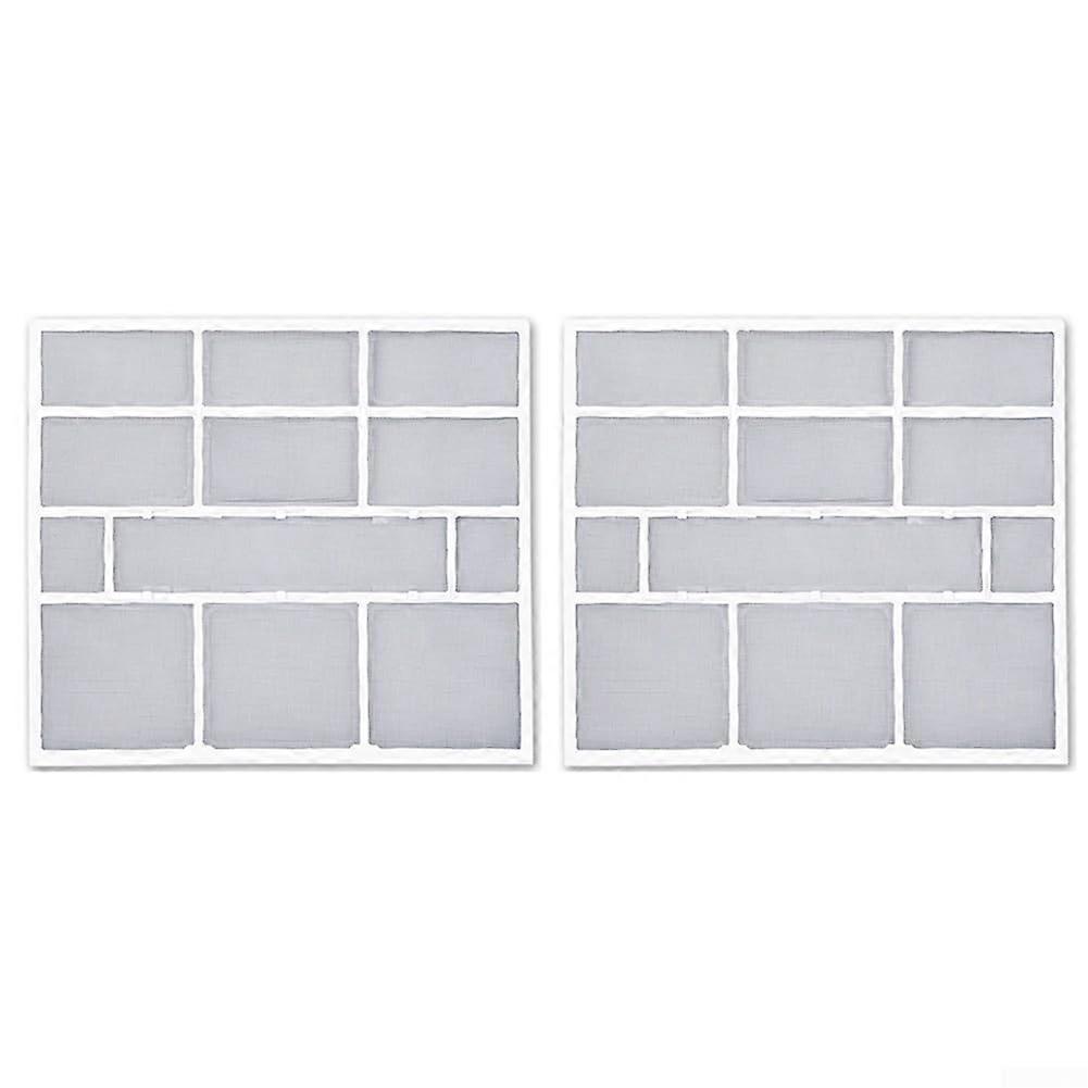 Air Conditioner Dust Filter Screen 2Pack for Indoor Units Effective Dust Blocking 31x27.5cm