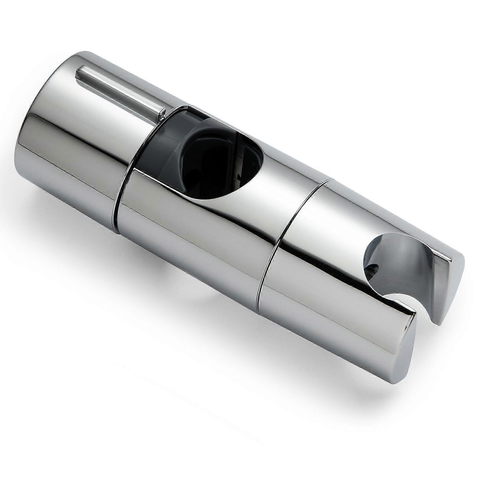 Universal Adjustable Shower Head Holder for Slide Bar 1925mm, 360° Rotation Chrome Bracket