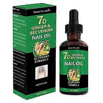 7-Tage-Nagelkur, Ingwer-Nagelkur, Mehrzweck-Nagelreparatur, Nagelnähröl, Stärkungsöl-Serum, Ingwer-Nagelwachstumsöl 30 ml 25-26