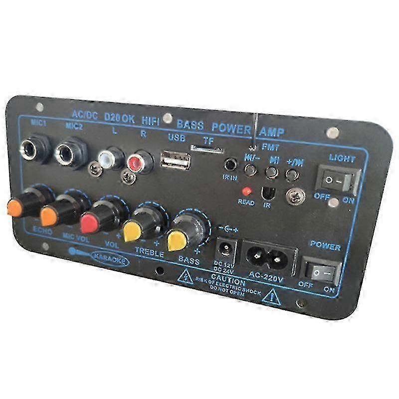 200W Digital Bluetooth Stereo Amplifier Board Subwoofer Dual Microphone Karaoke Amplifier 2025