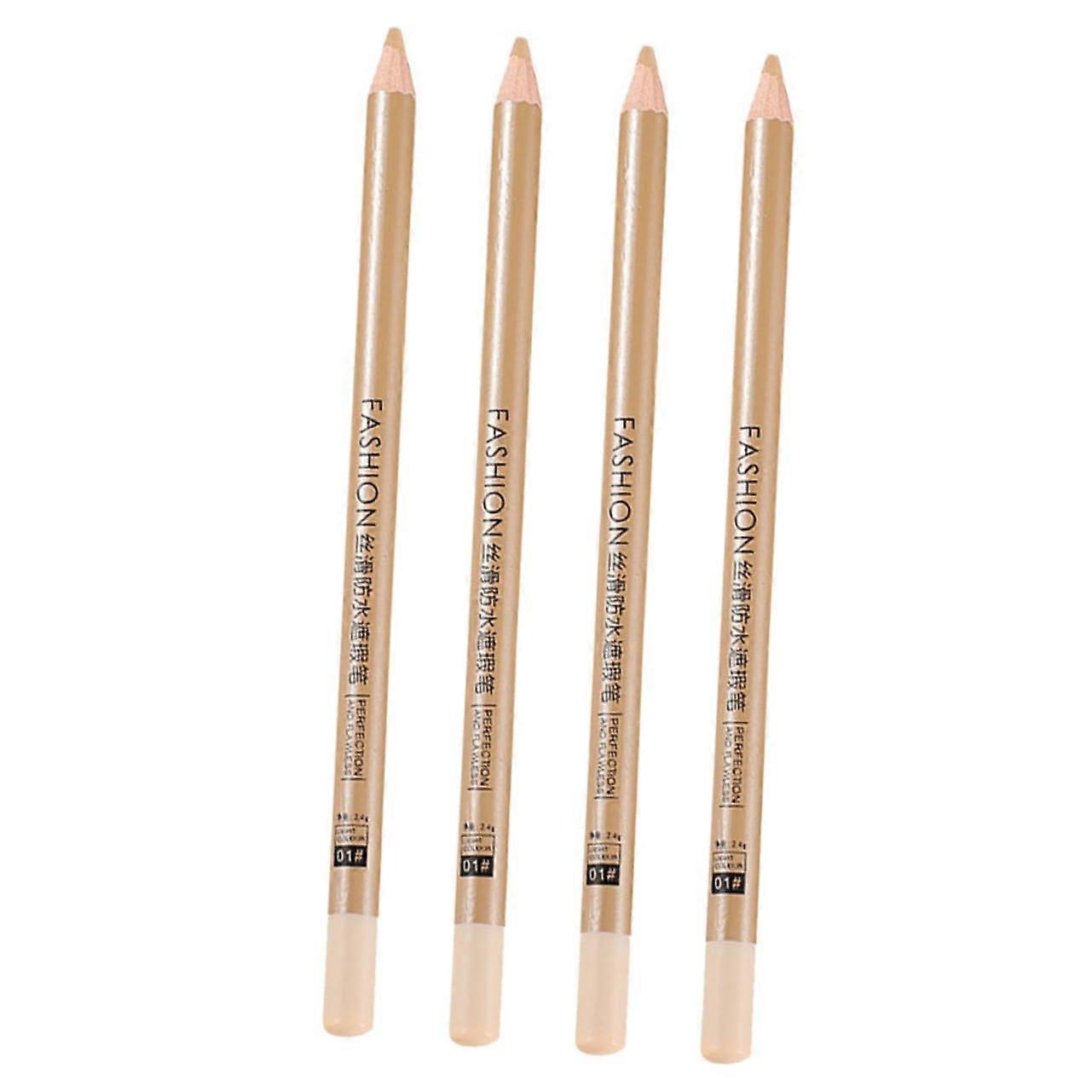 4pcs Full Coverage Concealer Pen for Dark Circles Blemishes Scars with Color Correcting Formula