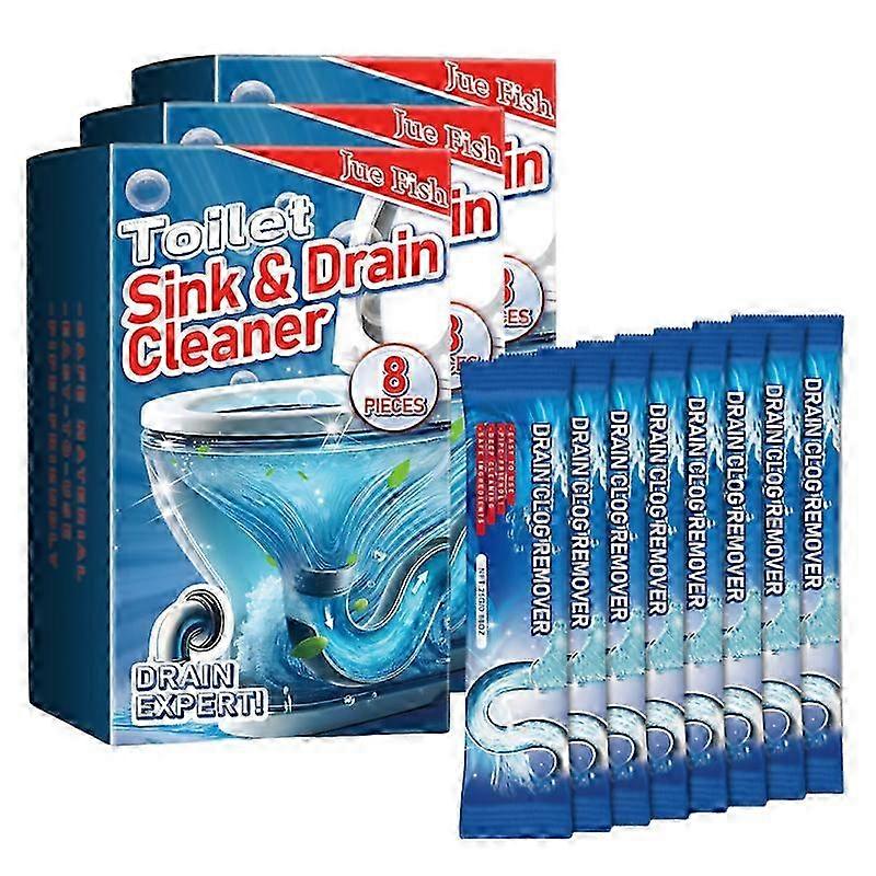 Drain Cleaner with Quick Blockage Removal and Odor Neutralizing Formula for MultiDrain Use