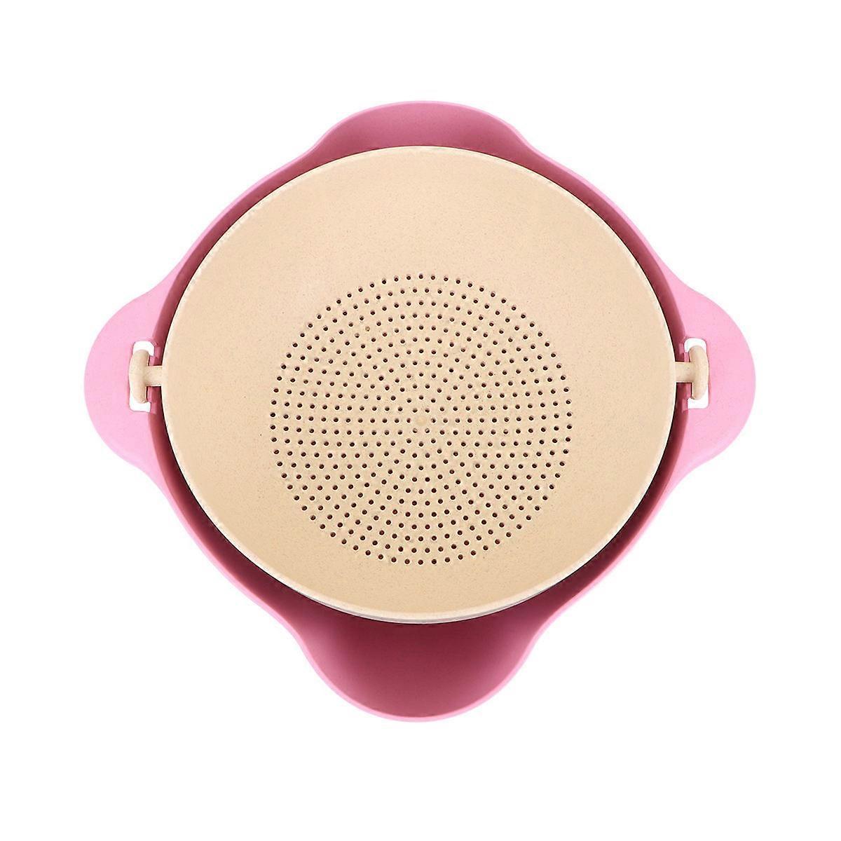 Quick Drying Basket Double-Layer Drain Basket for Washing Use