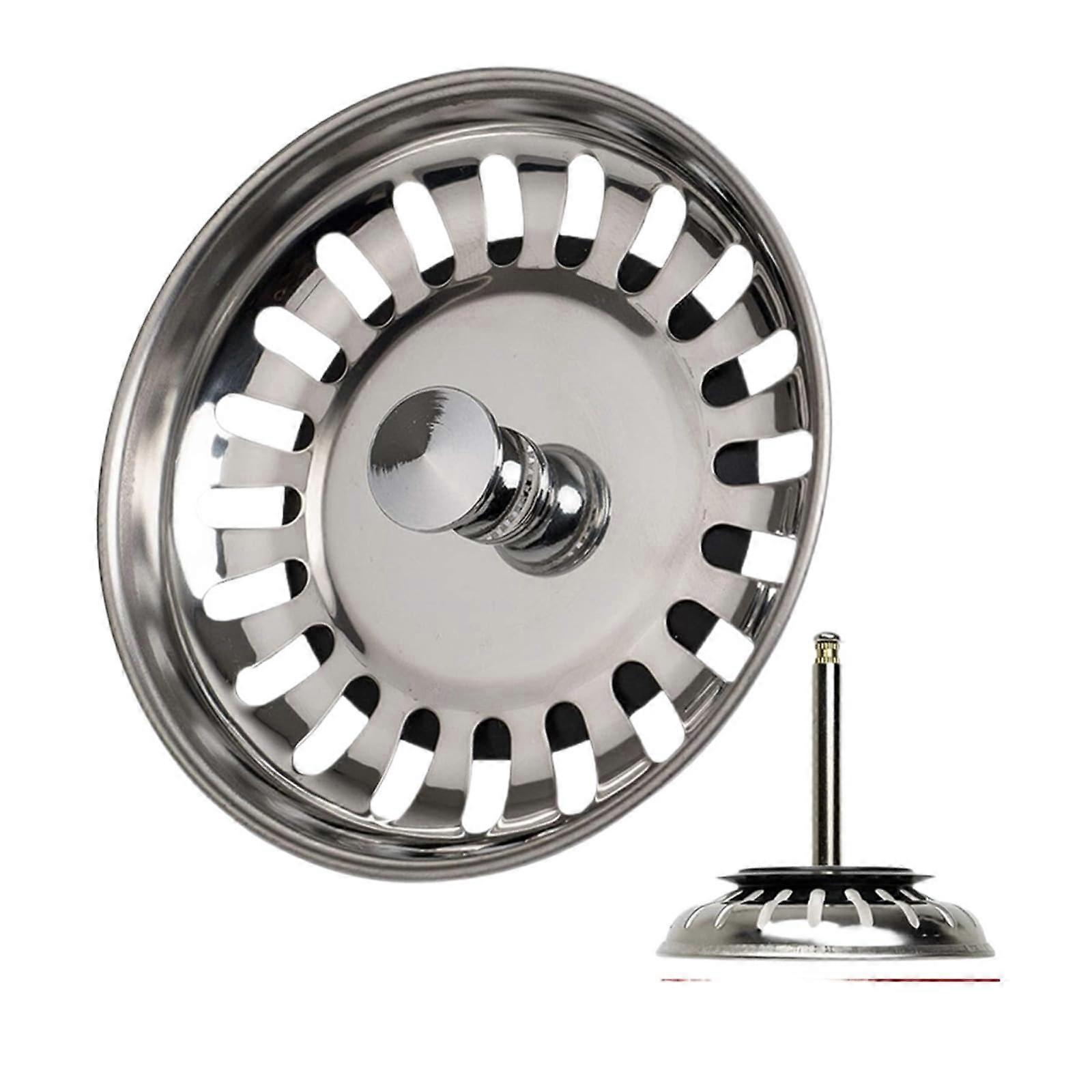 Stainless Steel Sink Strainer 82mm RustResistant AntiClog Mesh Kitchen Sink Drain Filter