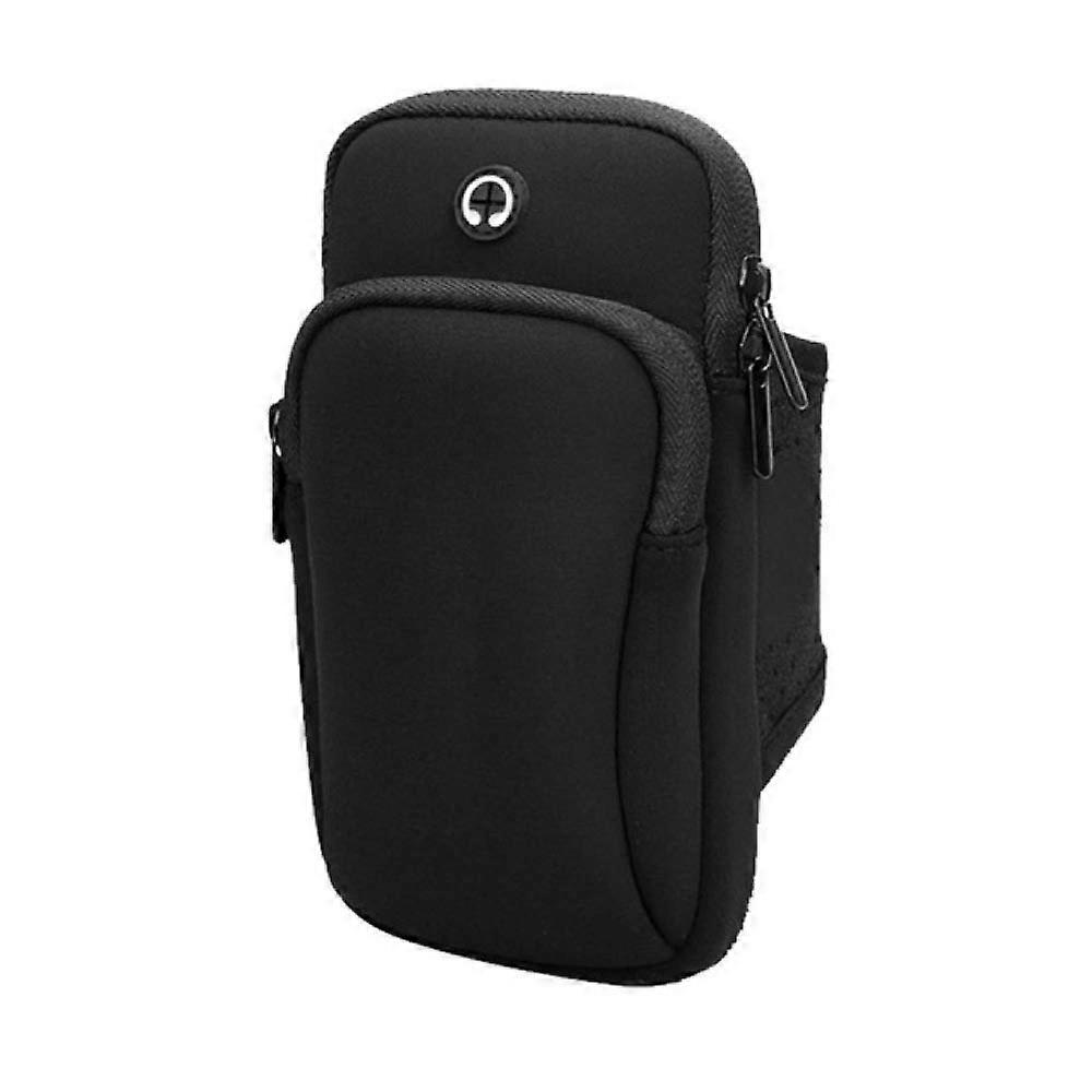 Running Armband Phone Holder with Headphone Port, Reflective Jogging Case, Universal Phone Fit