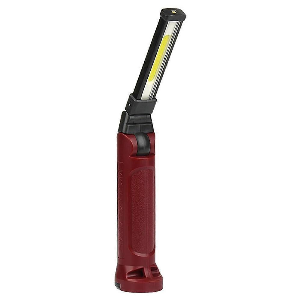 LED Work Light USB Rechargeable Folding Flashlight with Magnetic Hook for Camping and Emergency