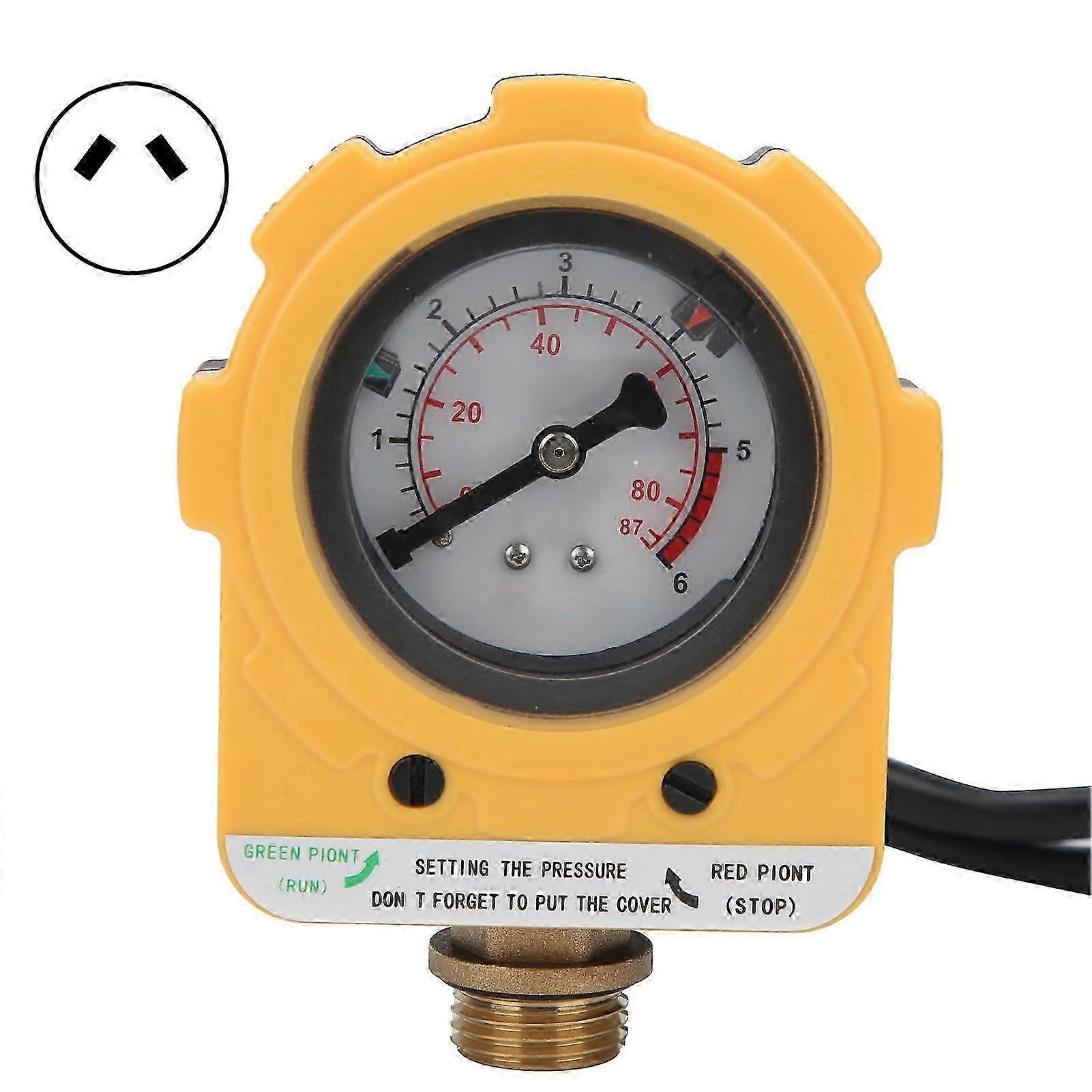 Water Pump Pressure Controller Automatic Electronic Adjustable Switch E06?1500 30AAU Plug AC220V