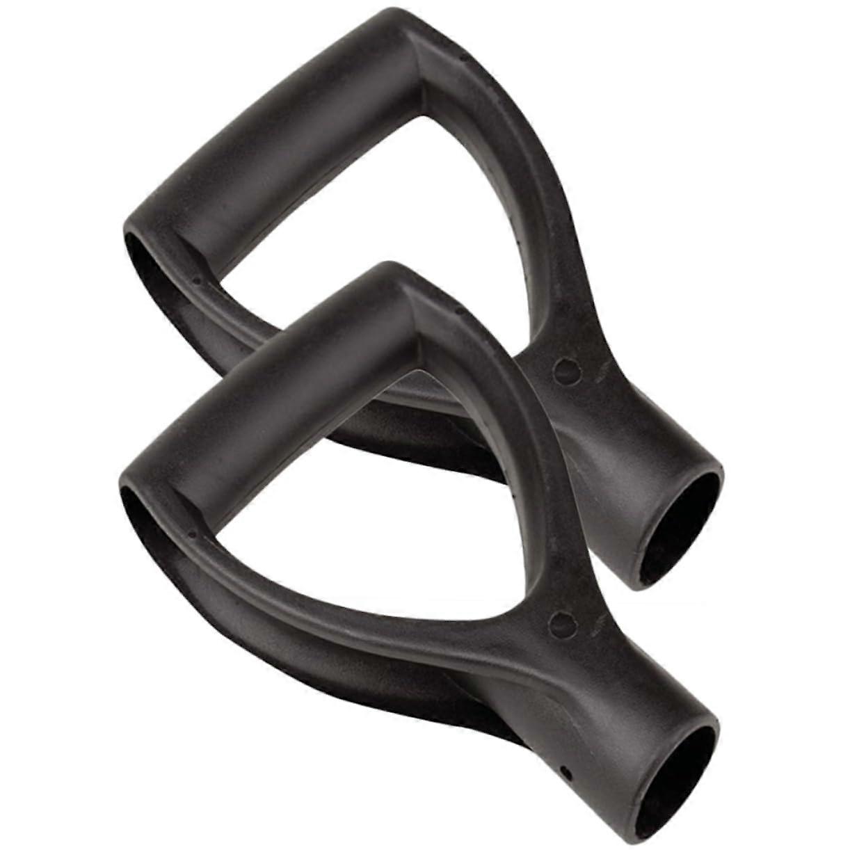 2pcs DShaped Shovel Handle Replacement Grip for Garden Tools Ergonomic Plastic Comfortable for Digging