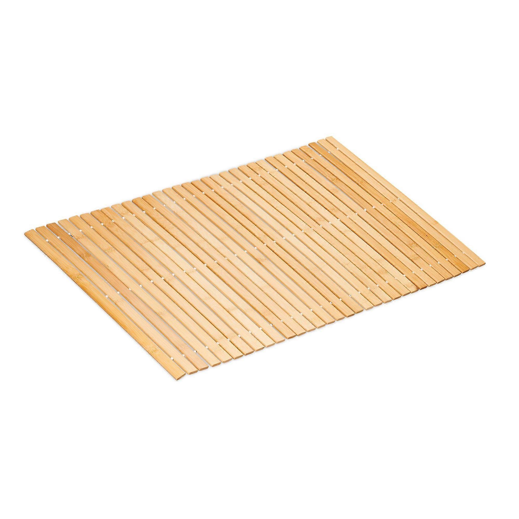 Badmatta i bambu 80x50 cm