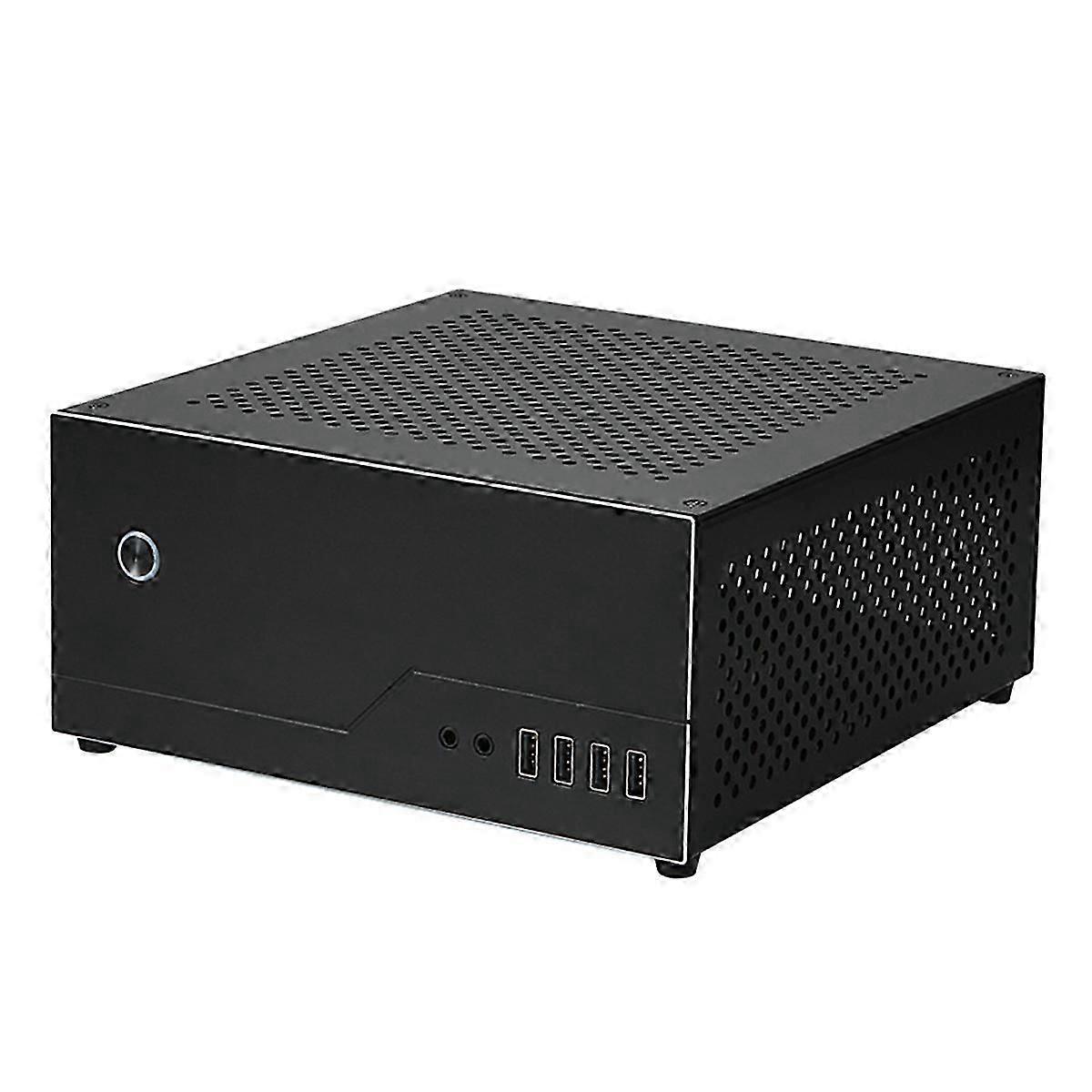 Mini Compute Case compatible ITX Compute HTPC Host compatible Case ITX Small Chassis All Aluminum