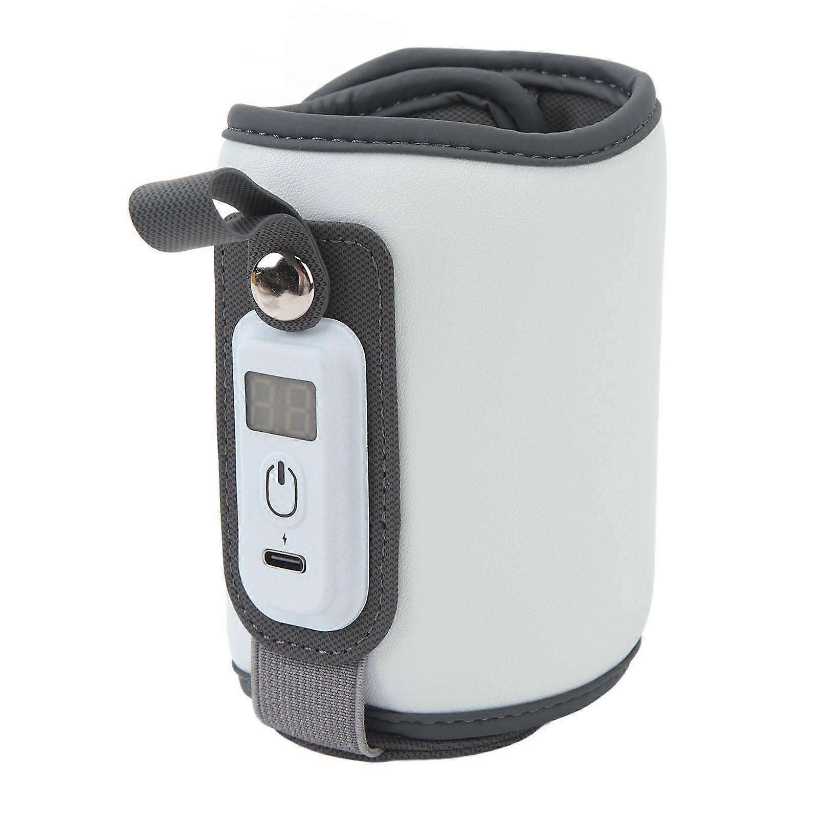 Baby Bottle Warmer with Precise Temperature Control, USB Powered Heating, Travel Friendly Design