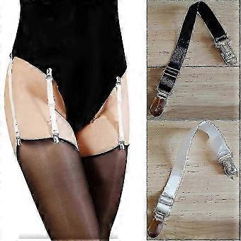 Sexy Leg Suspender Belt Women Stockings Strap Thigh High Metal Garter Clip