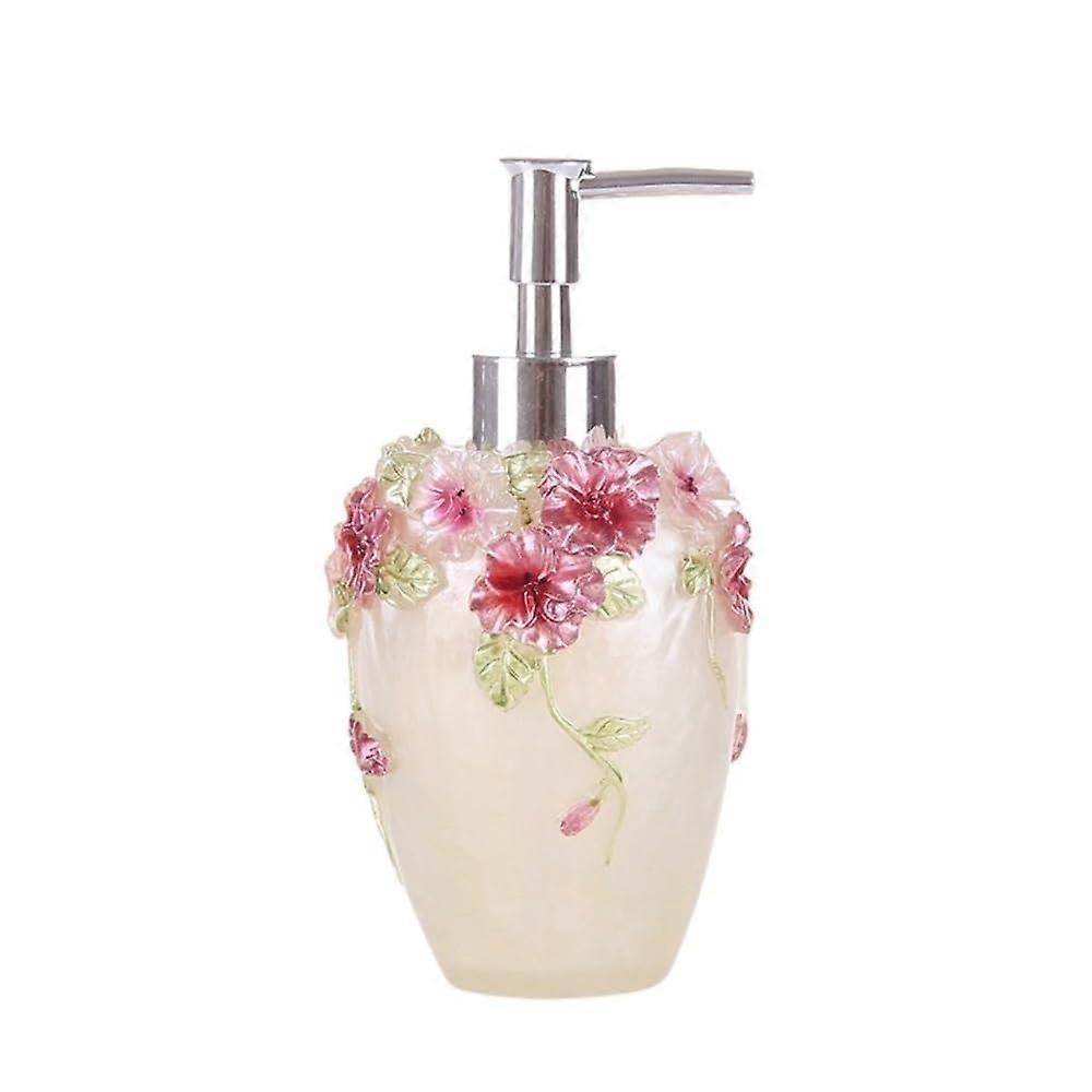 Foaming Soap Dispenser with Pump for Bathroom Counter, Easy Pushdown, Quick Refill, White