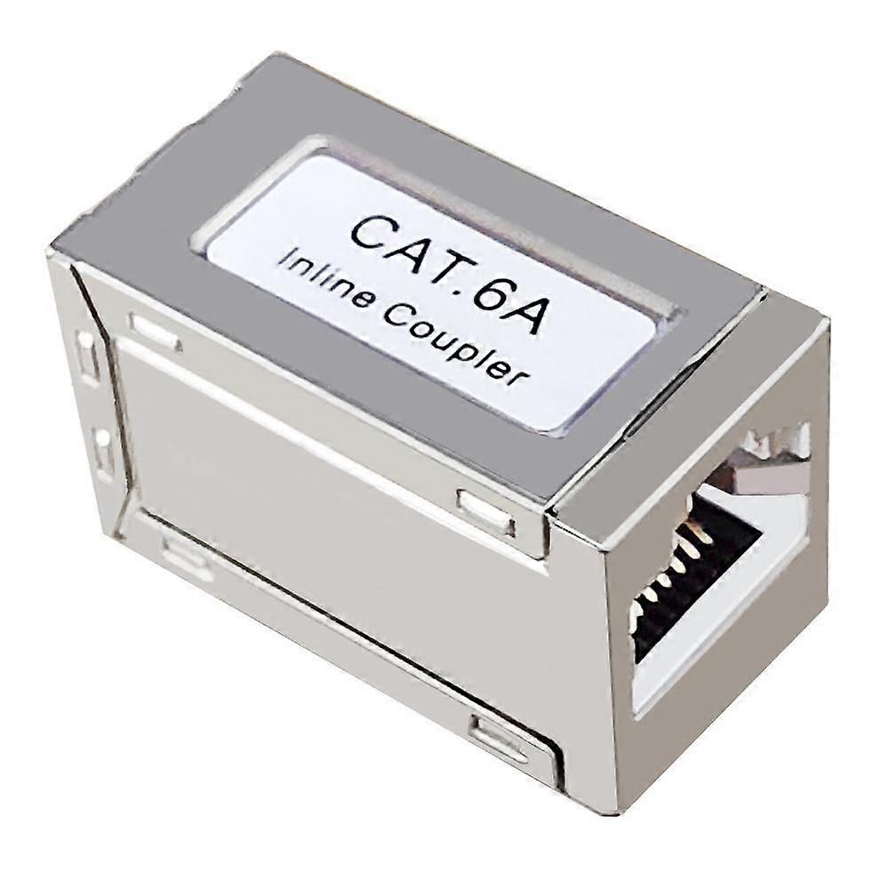 RJ45 Coupler Shielded Ethernet Cable Extender, Model:CAT6A