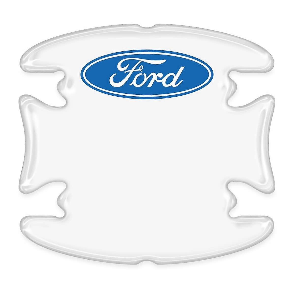 Car Door Handle Protector for Ford, Transparent ScratchResistant Universal Cup Guards, Pair