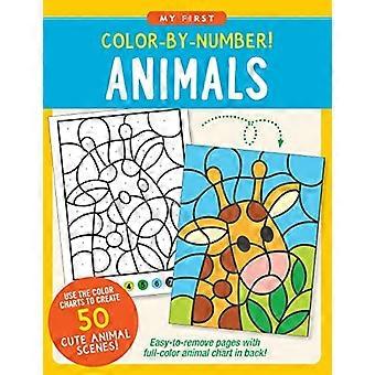 Kleur op nummer! Dieren